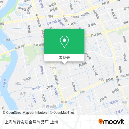 上海陈行友建金属制品厂地图