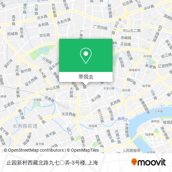 止园新村西藏北路九七〇弄-3号楼地图