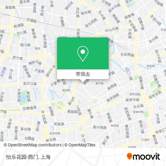 怡乐花园-西门地图