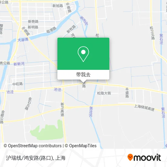沪瑞线/鸿安路(路口)地图