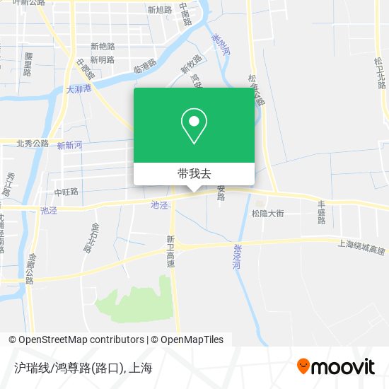 沪瑞线/鸿尊路(路口)地图