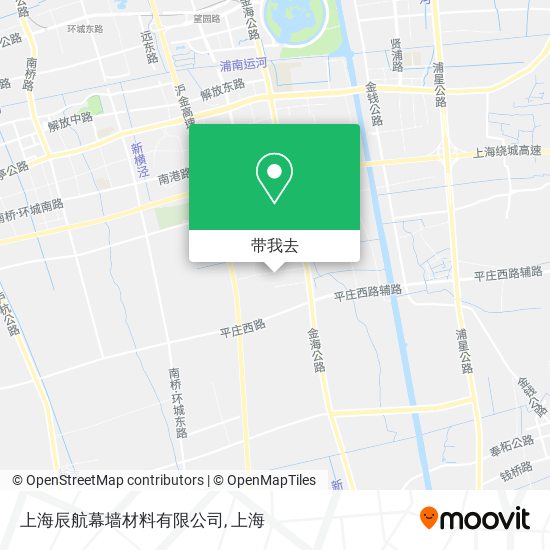 上海辰航幕墙材料有限公司地图