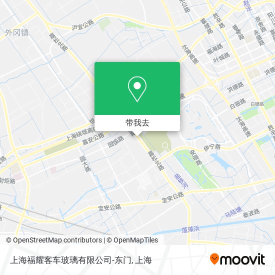 上海福耀客车玻璃有限公司-东门地图