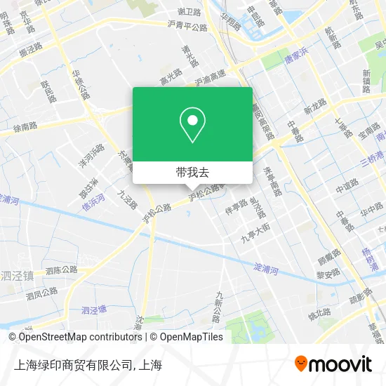 上海绿印商贸有限公司地图