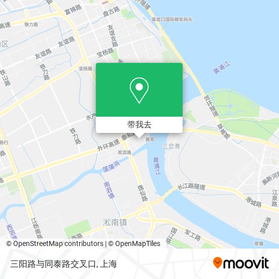 三阳路与同泰路交叉口地图