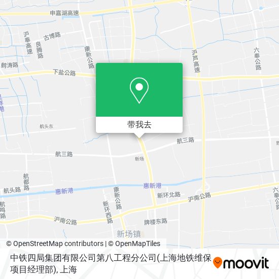 中铁四局集团有限公司第八工程分公司(上海地铁维保项目经理部)地图