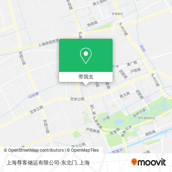 上海尊客储运有限公司-东北门地图