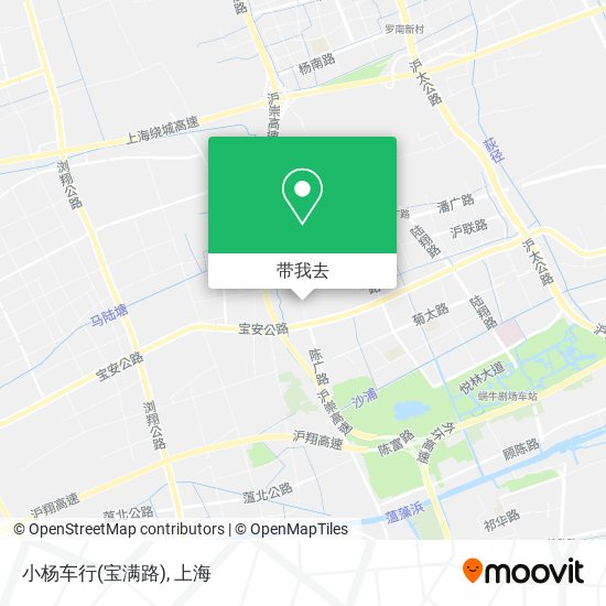 小杨车行(宝满路)地图