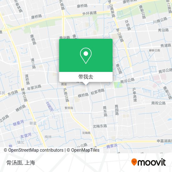 骨汤面地图