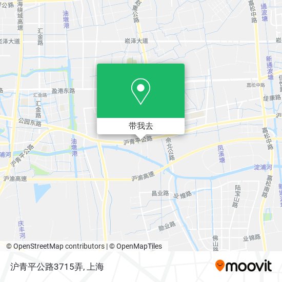 沪青平公路3715弄地图