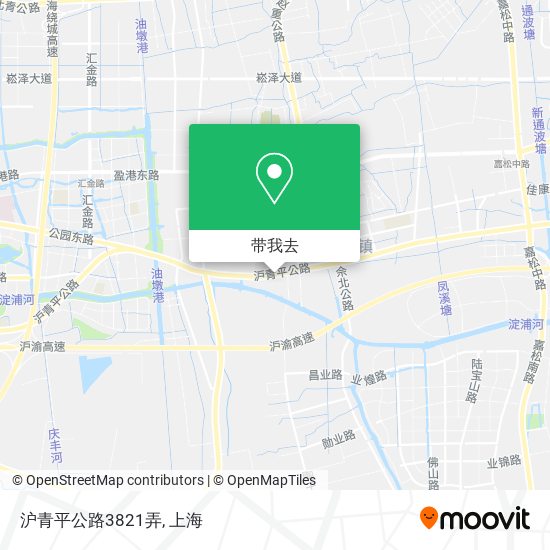 沪青平公路3821弄地图