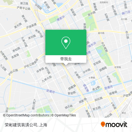 荣彬建筑装潢公司地图