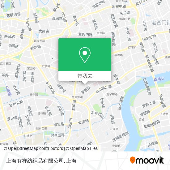 上海有祥纺织品有限公司地图