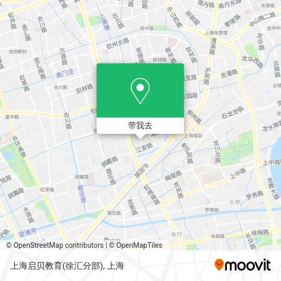 上海启贝教育(徐汇分部)地图