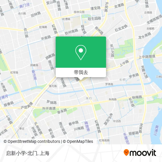 启新小学-北门地图