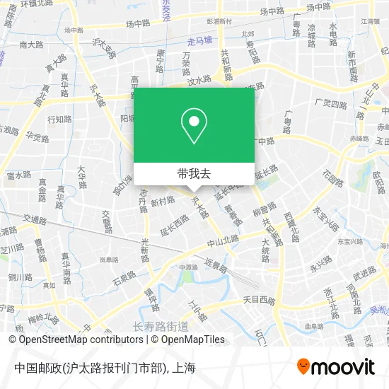 中国邮政(沪太路报刊门市部)地图