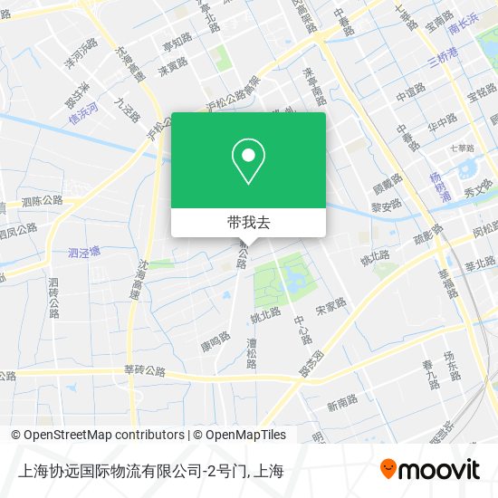 上海协远国际物流有限公司-2号门地图