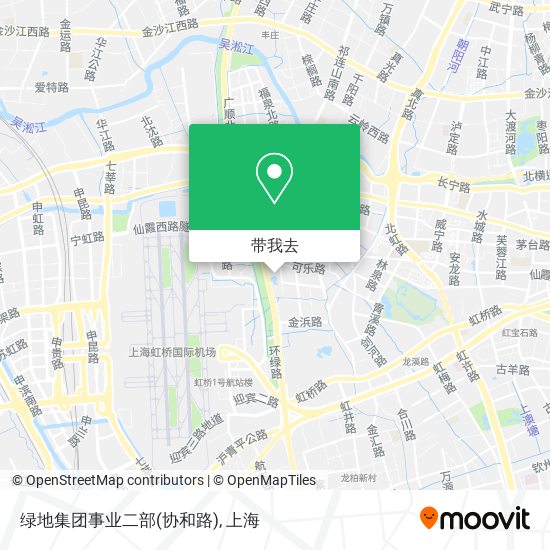 绿地集团事业二部(协和路)地图