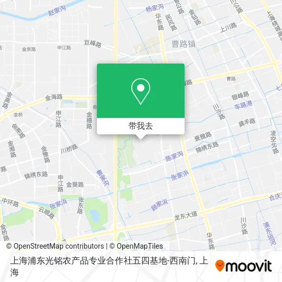 上海浦东光铭农产品专业合作社五四基地-西南门地图