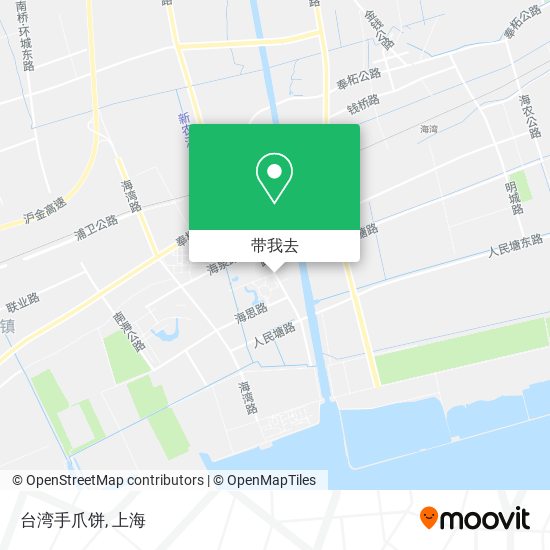 台湾手爪饼地图