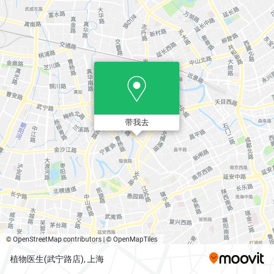 植物医生(武宁路店)地图