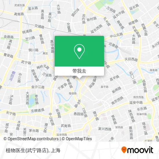 植物医生(武宁路店)地图
