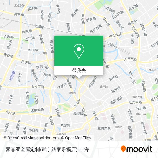 索菲亚全屋定制(武宁路家乐福店)地图