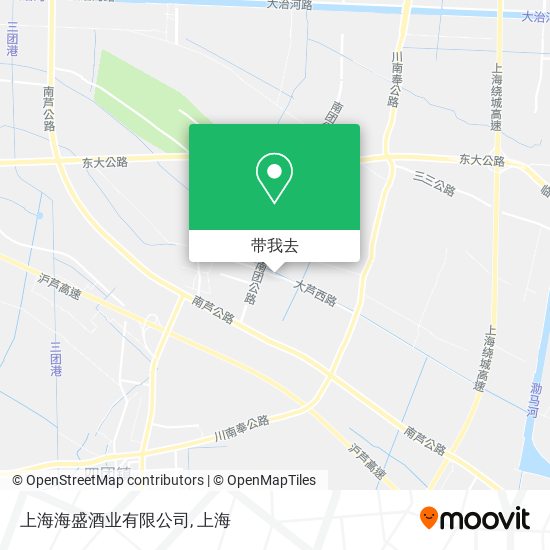 上海海盛酒业有限公司地图