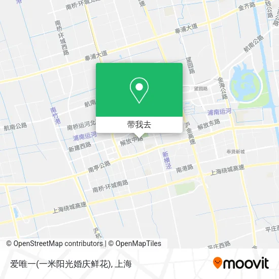 爱唯一(一米阳光婚庆鲜花)地图