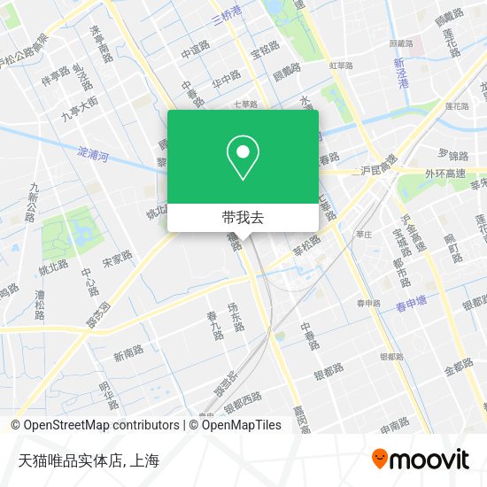 天猫唯品实体店地图