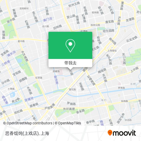 思香馄饨(上戏店)地图