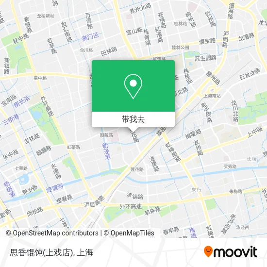 思香馄饨(上戏店)地图