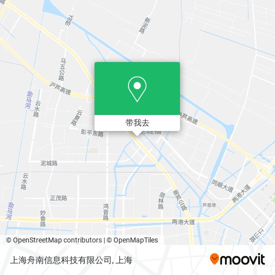 上海舟南信息科技有限公司地图