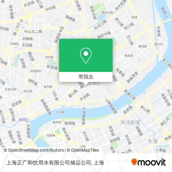 上海正广和饮用水有限公司储运公司地图