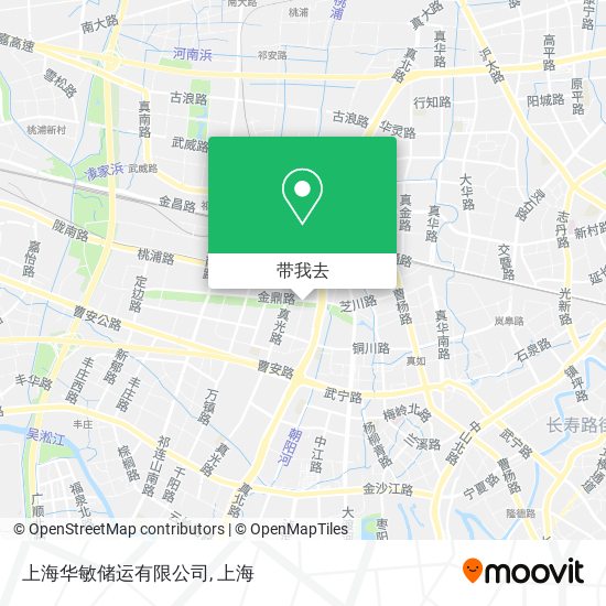 上海华敏储运有限公司地图