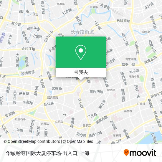 华敏翰尊国际大厦停车场-出入口地图