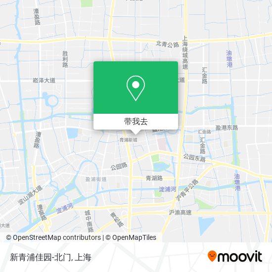 新青浦佳园-北门地图