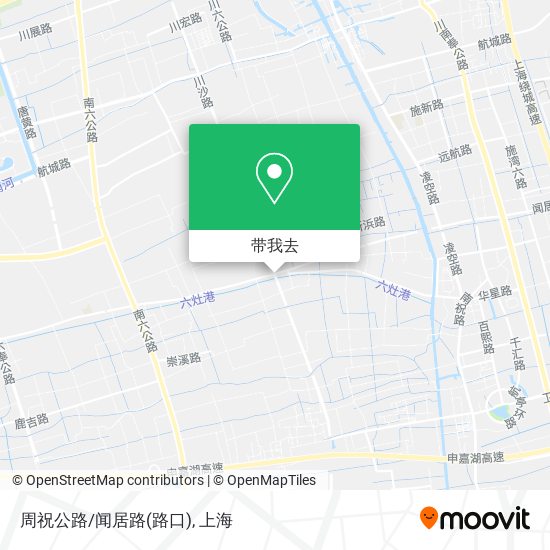 周祝公路/闻居路(路口)地图