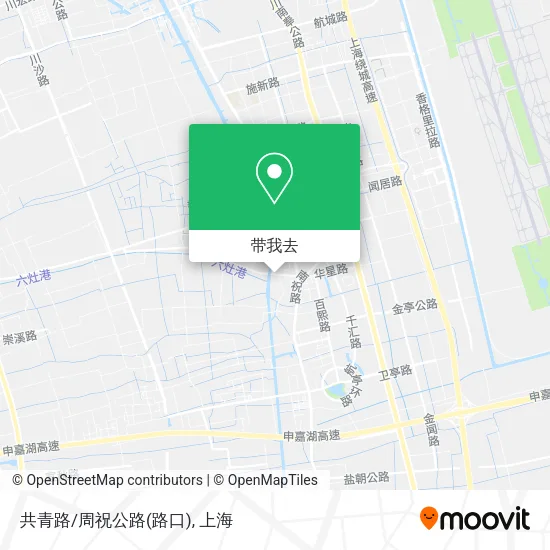 共青路/周祝公路(路口)地图