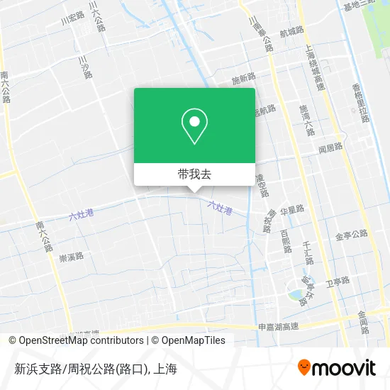 新浜支路/周祝公路(路口)地图