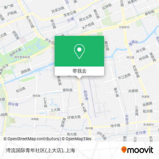 湾流国际青年社区(上大店)地图