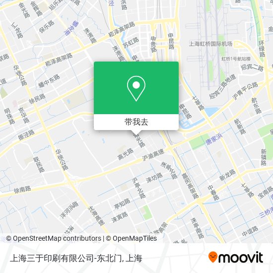 上海三于印刷有限公司-东北门地图