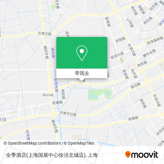 全季酒店(上海国展中心徐泾北城店)地图