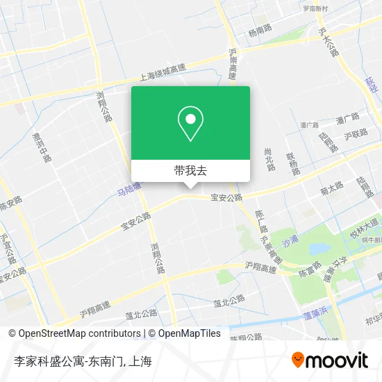 李家科盛公寓-东南门地图