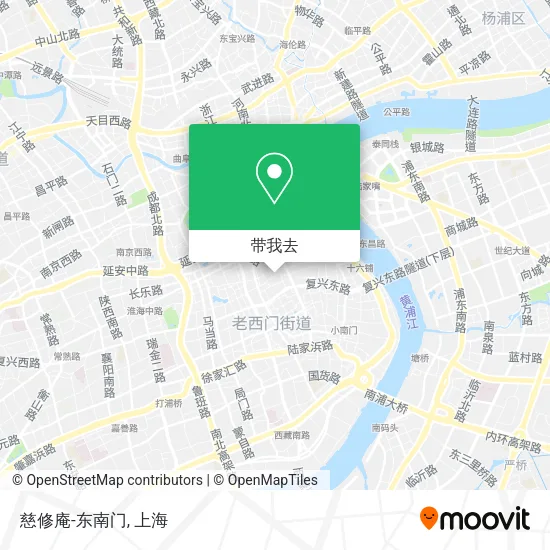 慈修庵-东南门地图