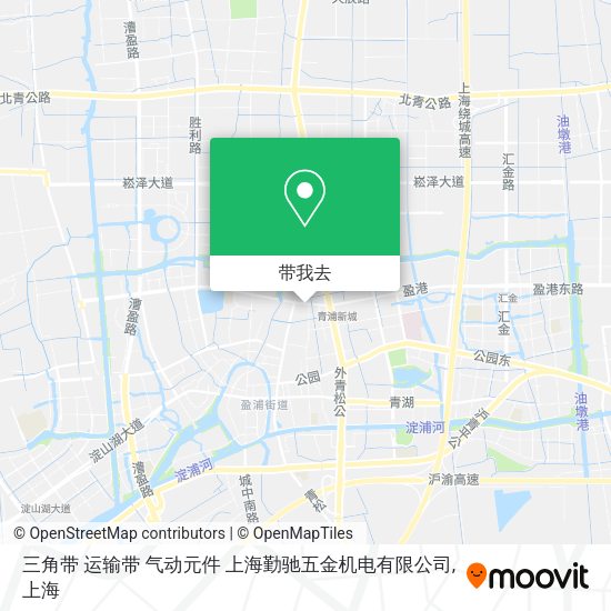 三角带 运输带 气动元件  上海勤驰五金机电有限公司地图