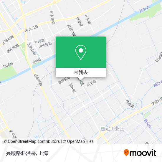 兴顺路斜泾桥地图