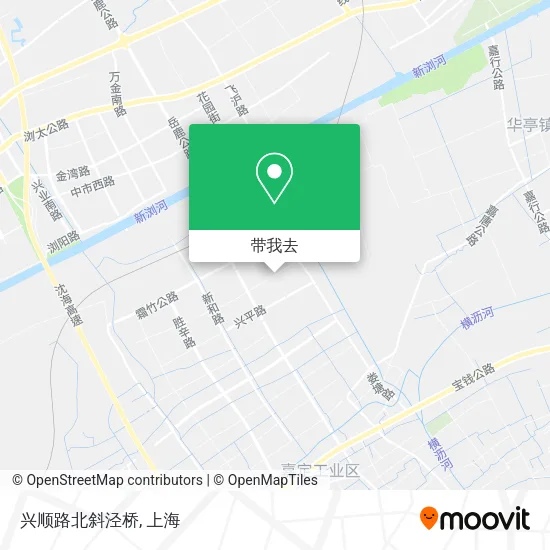 兴顺路北斜泾桥地图