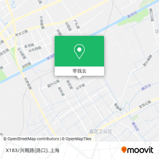 X183/兴顺路(路口)地图