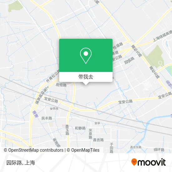 园际路地图